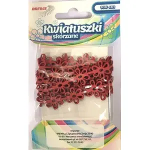 BREWIS decorative chain 'Kwiatki' 1 m, red — BREWIS AC065BRW