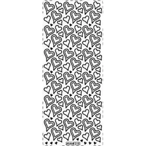 Decorative lattice sticker Quantec Stiker ażurowy 310 10×23 cm gold