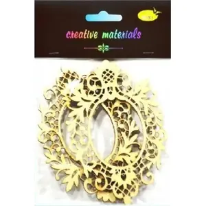 Wooden Elements DP Craft set of 2, diameter 12.5 cm