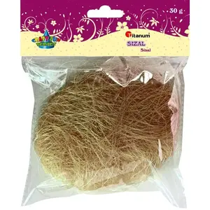 Sisal Grass 30 g white, Titanum TITA5295