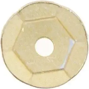 Sequin 6 mm matte sand color, 10 g pack — BREWIS