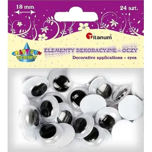 False Eyelashes Titanum 18 mm, 24 pcs — natural-style individual clusters without glue