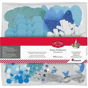 Decoration Foam Set Titanum Piankowy (blue) – Titanum 397138