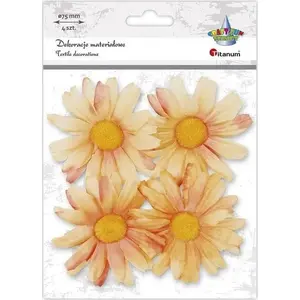 Fabric 3D Daisy Flowers 75 mm Pink Set of 4 — Creality