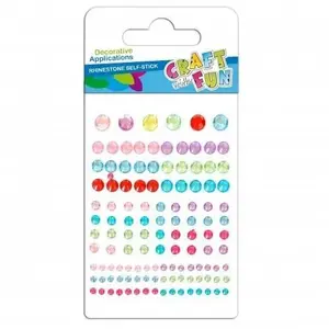 Euro Trade self-adhesive crystals 382487 – decorative stick-on rhinestones by Euro Trade