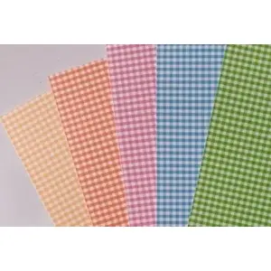 Double-sided Corrugated Cardboard Sheet DKD Home Decor 300 g/m² 24×34 cm, pack of 5, mixed colors