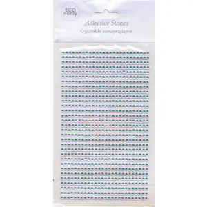 Self-adhesive crystals DP Craft 3 mm light pink, decorative rhinestones for crafts and nail art