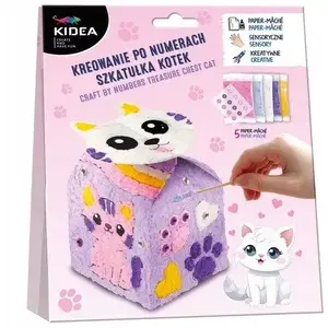 Painting by Numbers Box 'Kitten' Derform KIDEA – paint-by-numbers craft set