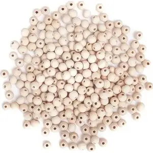 Wooden Beads DP Craft Kulki 8mm 40g - DP Craft Drewniane koraliki