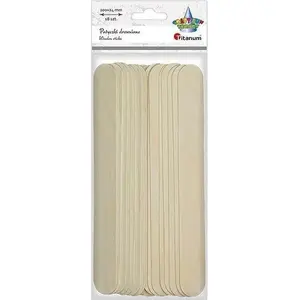 Wooden Stirring Sticks Titanum 24 x 200 mm, straight, pack of 18