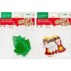 Craft with Fun craft decoration set CF OZDOBA BN EVA 2 mix – decorative foam embellishments (assorted)