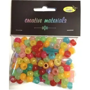 Gaismu atstarojošas pērlītes Aliga 6 mm, 150 gab., 39 g, jauktu krāsu