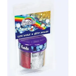 Loose Glitter Fiorello Brokat sypki GR-B60 R6 – decorative craft glitter, color R6