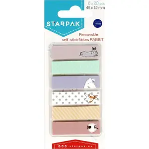 Скобы-заряд STARPAK ZAKLADKA IND 45x12 мм, 20K/уп, 6-кол кролик, STK ZAKL16