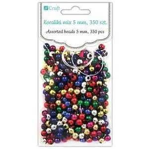 Metallic Beads DP Craft 5 mm – DP Craft Koraliki metaliczne 5 mm