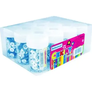 Sequins pack SCHEMAT AA207SCH — 7 mm diameter, 12 bags × 7 g, silver