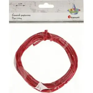 Paper Twine Titanum 3.5 mm × 5 m red