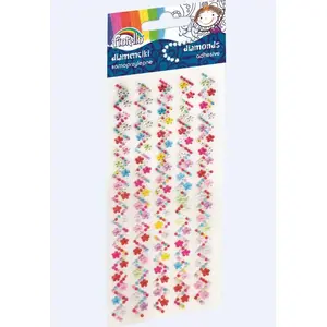 Self-adhesive Rhinestone Stickers Fiorello GR-DS070 — decorative crystal decals