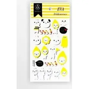 Foam Sticker with Light Glitter Elements VERGIONIC