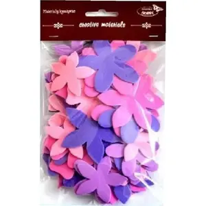 Artificial pink-purple flowers Slowmoose 60 pieces — decorative floral stems for crafts and home decor