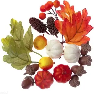 Decorative Elements Set DP Craft ELEMENTY DEKORACYJNE 19 pcs, autumn motifs