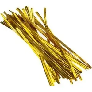 Plastic cocktail stirrers BREWIS gold 18 cm, pack of 50
