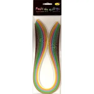 Quillinga papīra lentes 3 mm x 50 cm, CreativeHobby, pasteļtoņi, 100 gab.