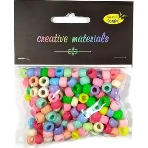 Beads FANDY pastel 6 mm, 35 g (approx. 150 pcs) — craft beads for jewelry and decoration
