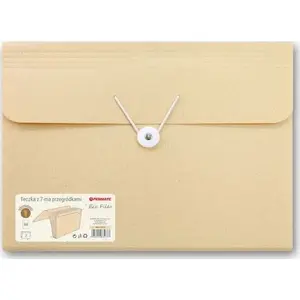 Document folder Tadeo Trading PENMATE ECO FILE+ with 7 compartments, yellow