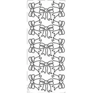 Decorative adhesive sticker TEKA model 601990, gold ażurowy design