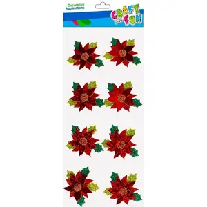 Craft with Fun 3D Stickers CFBN353 – 8-piece Bethlehem Star Decorative Stickers