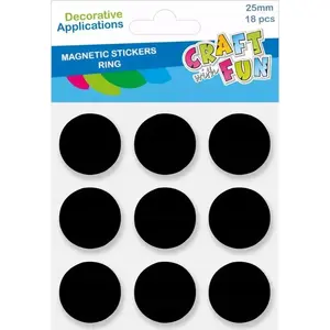 Craft with Fun decorative magnetic stickers set, 18 pieces, model CF771