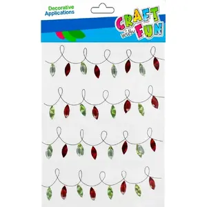 Craft with Fun decorative paper lantern ornaments set, model CFBN735, 4 pieces
