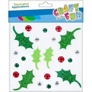 Craft with Fun dekoratīvie EVA lapu komplekts, 23 gab. — putu loksnes rotājumiem rokdarbiem