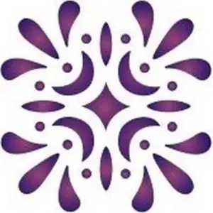 Stencil HENDI washable ornament 12x15 cm 0.5 mm for food decoration