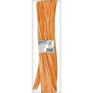 Decorative Wire Stems Titanum 0.6x30 cm peach color pack of 50