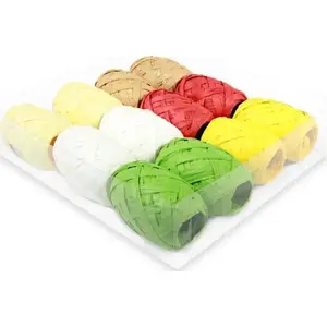 Penword Penword WSTĄ ŻKA RAFIA H053 10m mix colors craft raffia ribbon 10 m