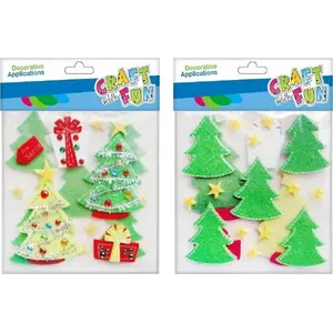 Felt Decorations set Craft with Fun CF OZDOBA DEK FILC Spryżl Choinka 2x10 pcs