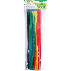 Astra creative pipe cleaners basic colors 9x300 mm mix 6 colors 48 pcs