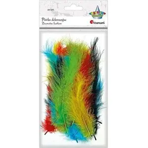 Feathers Titanum Piórka puch 11.8–15 cm mix 20 pcs