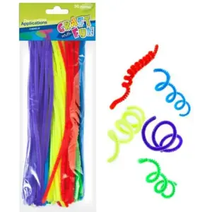 Dekoratīvi papīra salmi ar pārklājumu 100 gab., Craft with Fun, modelis 327020