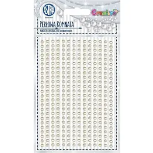 Decorative Sticker Sheets Astra 'Perłowa Komnata' — pearl-effect decorative stickers, pack with assorted designs