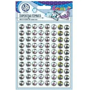 Decorative Stickers Astra 'Diamentowa Komnata' Silver — sheet craft decals for home and DIY