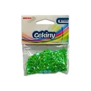 Sequins BREWIS model T 20 green – decorative craft sequins