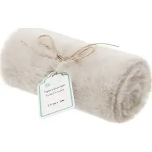 Fabric roll DP Craft Futro pluszowe 15 cm × 1 m beige DPCRAFT AL669DLP