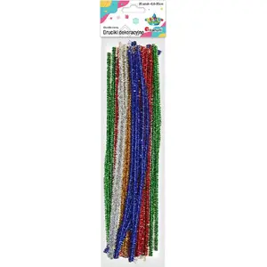 Titanum metalized twist ties 0.6×30 cm, pack of 25 — Titanum Druciki metalizowane