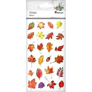 Nail foil stickers Titanum autumn leaves set 24 pieces