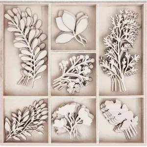 Wooden Branch Shapes DP Craft 35 pcs DPCRAFT Gałązki by Dalprint