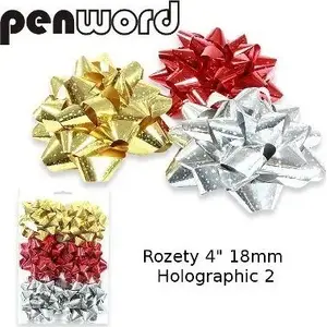 Polsirhurt polishing pad rosette 4" (100 mm) 18 mm hole holographic 2-pack