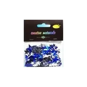 Crystal Star Elements Ikasus — blue, sizes 6–22 mm, decorative crystal components